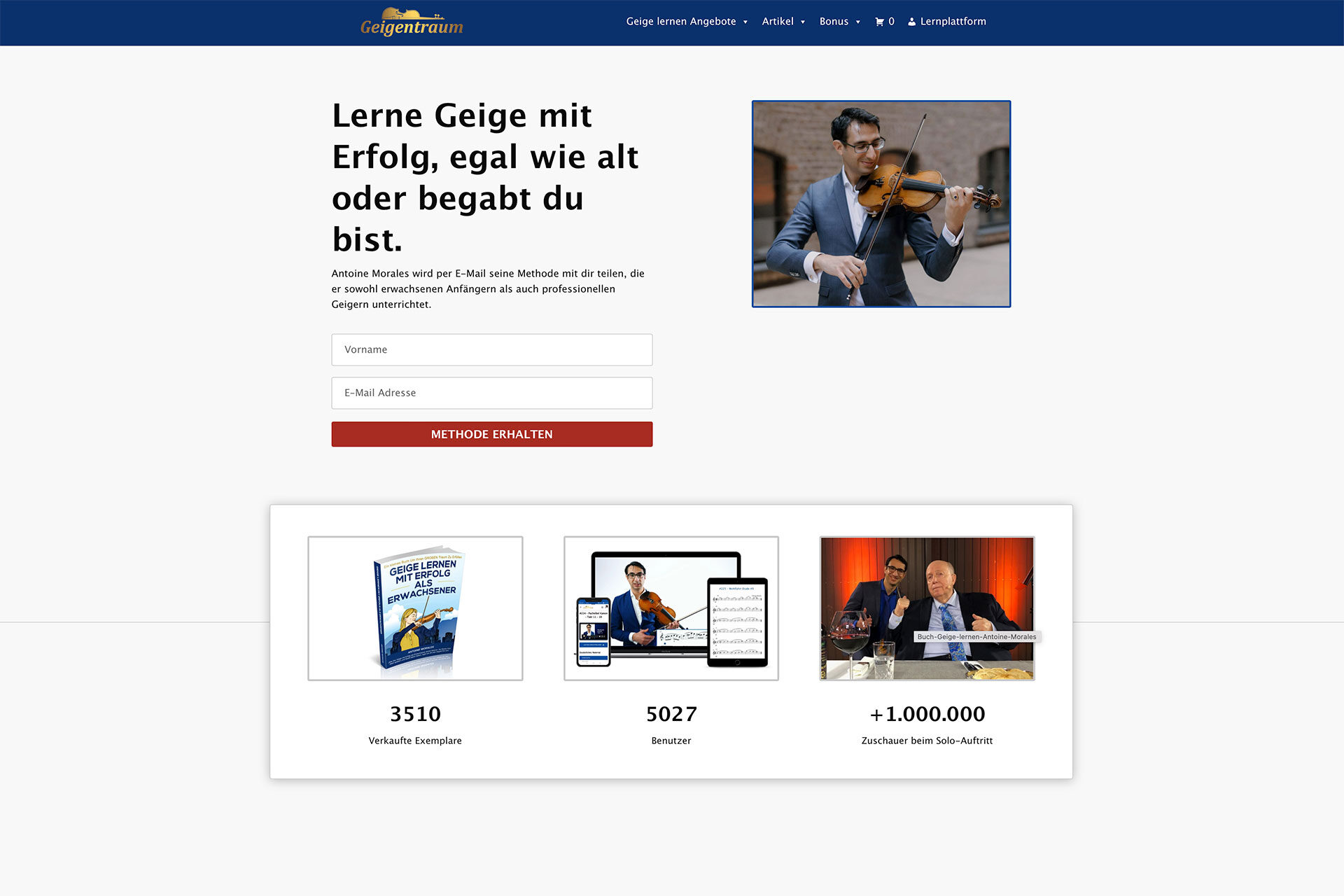 Website Geigentraum